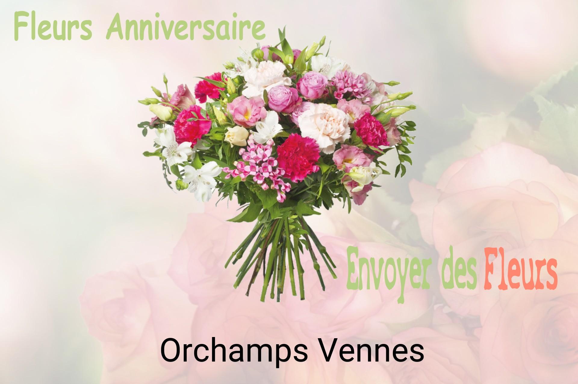 Bouquet de fleurs d’anniversaire livré à Orchamps-Vennes